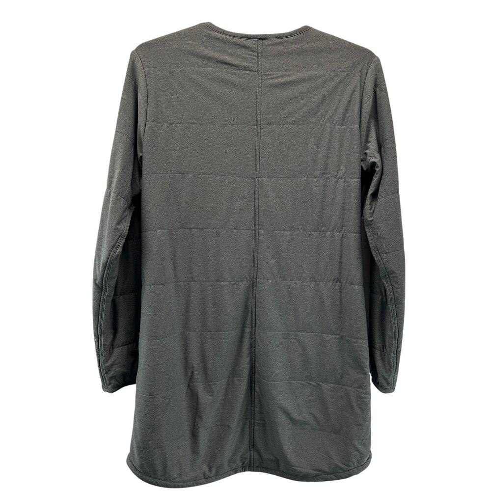 Snow Peak Pull Over Half Button Quilted Long Jack… - image 2